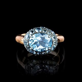 A Topaz Ring 'Tabou'