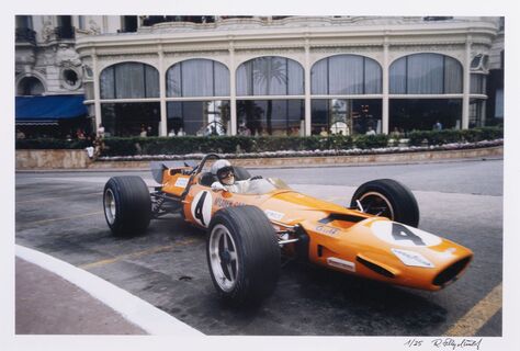 Bruce McLaren auf McLaren Ford