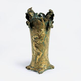 Floor Vase with Nymphs and Lilies