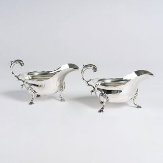 A Pair of Victorian Sauce Boats