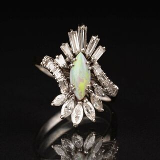A Opal Diamond Ring