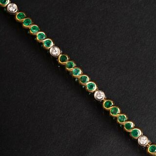 An Emerald Diamond Bracelet