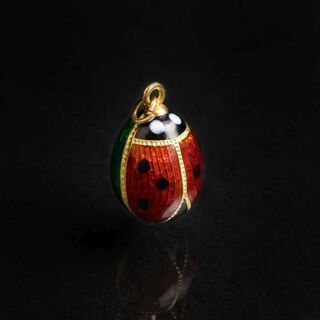 An Easteregg Pendant 'Ladybird'