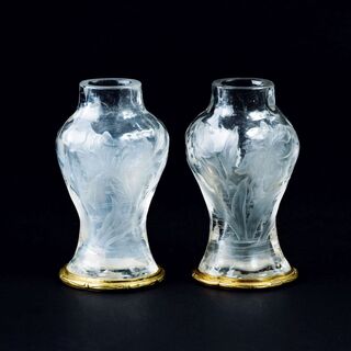 Paar Art Nouveau Vasen