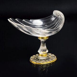 A Russian Rockcrystal Bowl with Gold Mounting