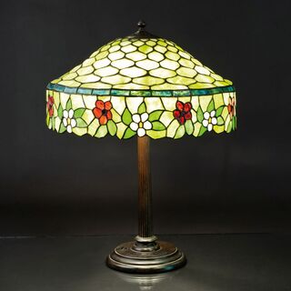 A Large Art Nouveau Table Lamp