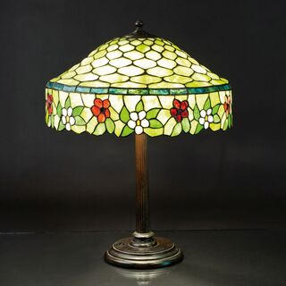 A Large Art Nouveau Table Lamp
