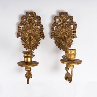 A Pair of Small Louis XVI Style Wall Lights