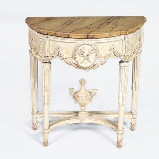 Louis XVI Demi-Lune Konsole