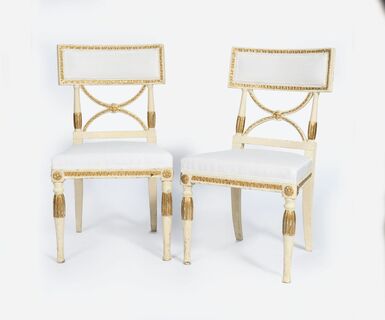 Paar gustavianischer Stühle