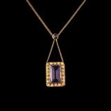 Jugendstil Amethyst-Anhänger
