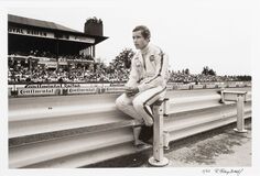 A thoughtful Jacky Ickx at the Nuerburgring - image 1