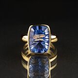 A Blue Topaz Ring - image 1