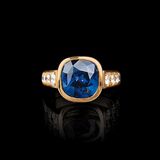 Saphir-Brillant-Ring - Bild 1