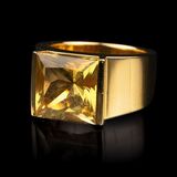 A modern Citrine Ring - image 1