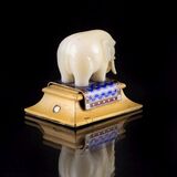 A small Russian Jade Figure 'Elephant' - image 2