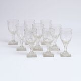 A Set of 9 Goblet Glasses