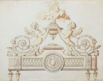 Design of an andiron for the princess Lamballe - image 1