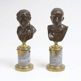 A Pair of Classicist Portrait Busts 'Virgil' and 'Cicero' - image 2