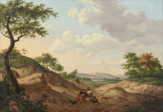 Extensive Landscape with Herdsmen - image 1