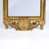 Louis XVI Spiegel mit Figuren-Tondo - Bild 3