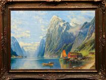 Postschiff im Fjord - Bild 2