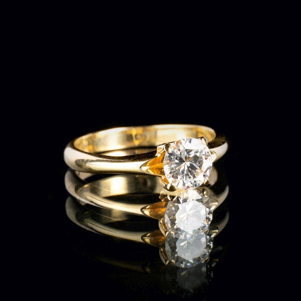 A Solitaire Diamond Ring - image 2