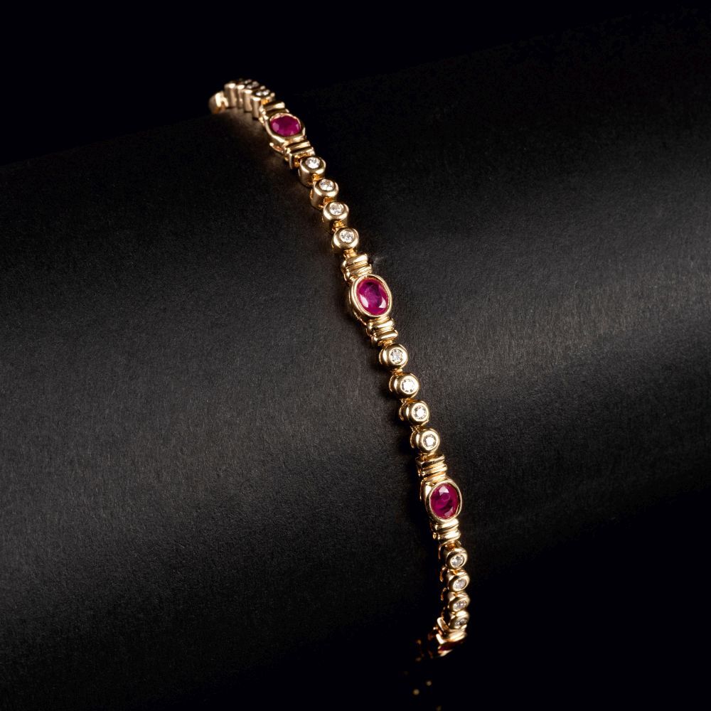 A Ruby Diamond Bracelet - image 2