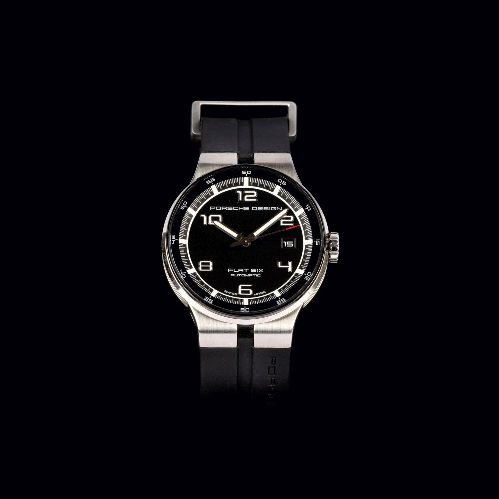 A Gentlemen's Wristwatch 'Flat Six Automatic'