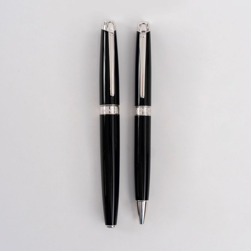Caran d'Ache - A Fountain Pen and Ball Pen 'Léman' A Fountain Pen and Ball Pen 'Léman'