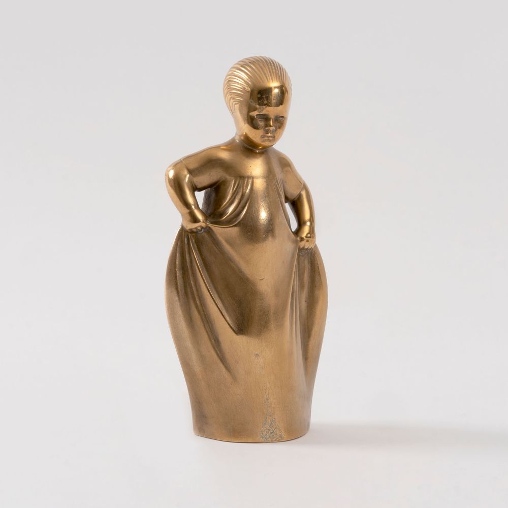Theodor Madsen - A Small Bronze 'Girl' A Small Bronze 'Girl'