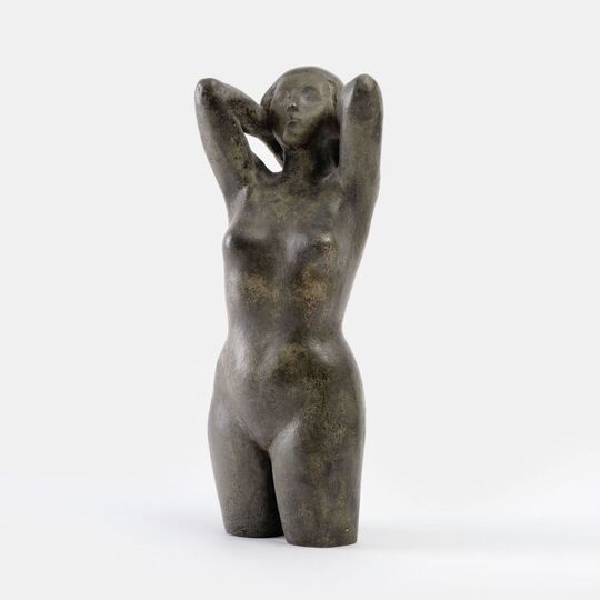 A Female Half Nude