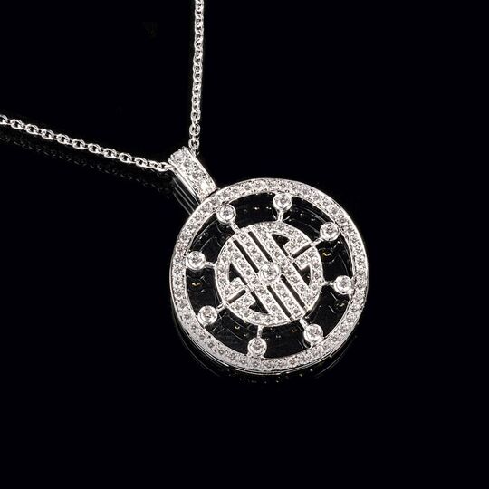 A Diamond Pendant on Necklace