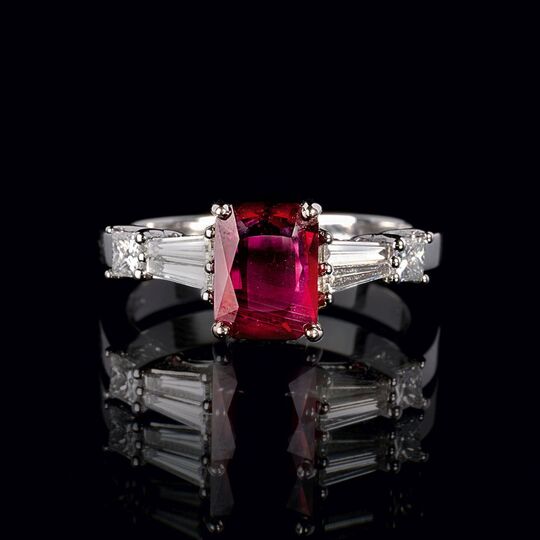 A Natural Ruby Ring