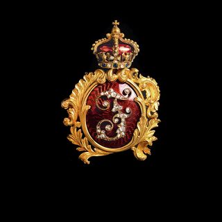 An Imperial Diamond Enamel Brooch 'Friedrich III.'