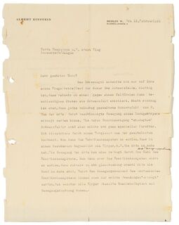 Letter to captain Ernst Klug