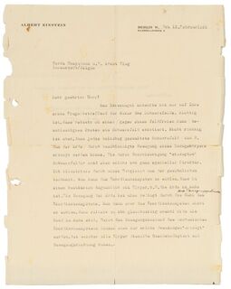 Letter to captain Ernst Klug