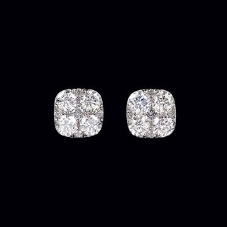 A Pair of Diamond Earstuds