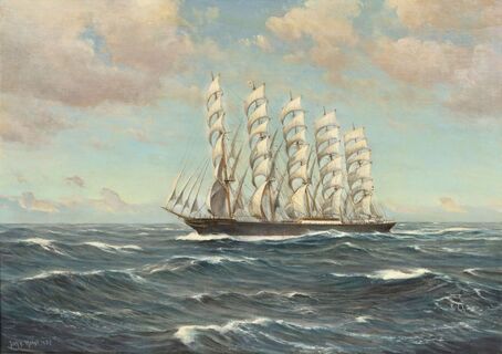 Das Fünfmast-Vollschiff Preussen