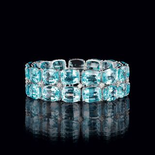 A Colourful Topas Diamond Bracelet