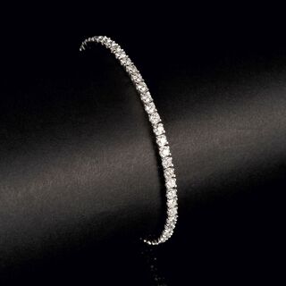 A Rare-White Diamond Bracelet