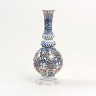 A Calabash Vase with Indian Flowers