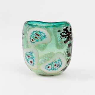 A Murano Vase with Abstract Decor