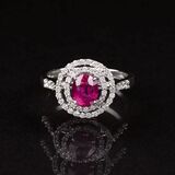 A Ruby Diamond Ring - image 1