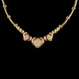 A Diamond Ruby Necklace with Hearts - image 1