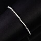 A Rare White Diamond Bracelet - image 1