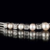 A Pearl Diamond Bracelet - image 3