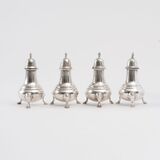 A Set of 4 Salt Cellars