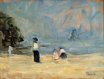 Family on the Beach - image 1