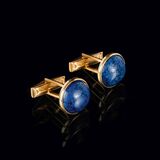 A Pair of Lapislazuli Cufflinks